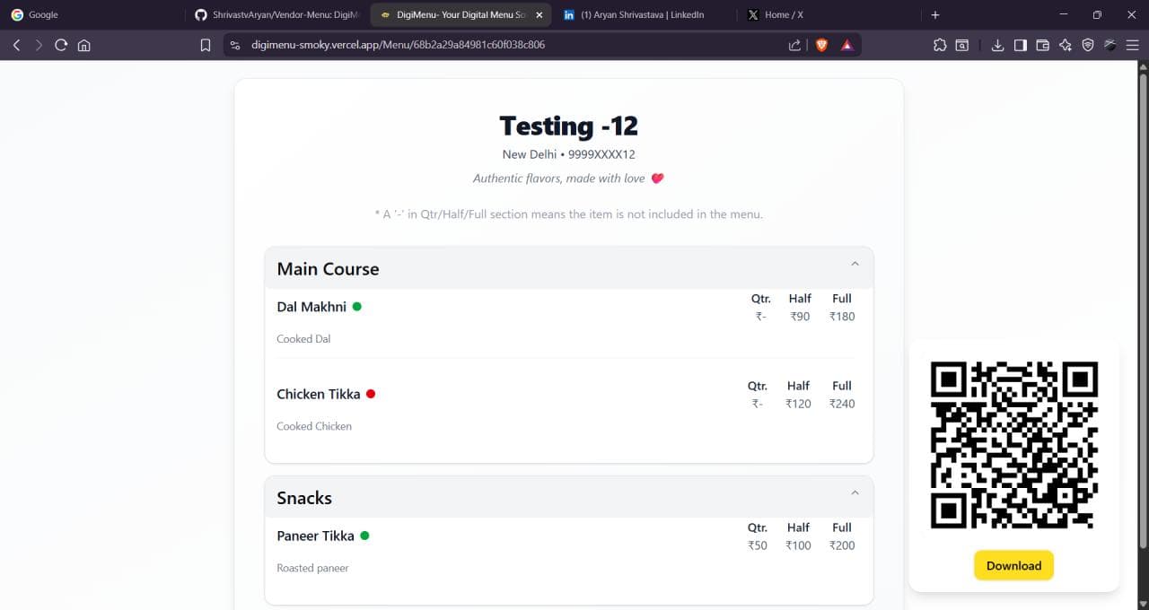 DIGIMENU Preview